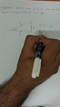 How to solve problems with vector dot product #maths #physics