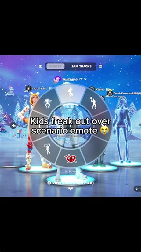 Kids freak out over ikonik love scenario emote in Fortnite | #fortnite #ikon #lovescenario