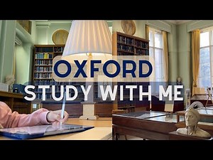 1-HOUR STUDY WITH ME (NO BREAKS) | Library sounds | University of Oxford | Taylorian Library