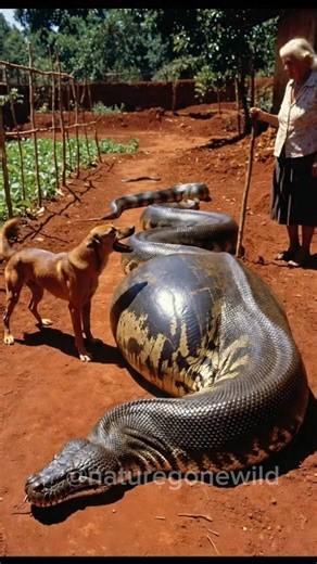 Incredible Giant Anaconda Video: A Nature’s Marvel or a Mystery? 🐍🐕