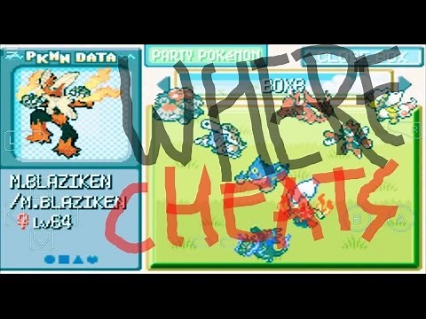 All cheat codes for pokemon mega evolution in Pokemon delta emerald