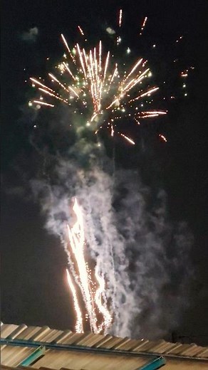 Bunga Api Raya #bungaapi #fireworks #night #eid #lebaran #raya #kampung #fyp #shorts