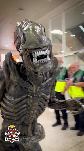 Realistic Xenomorph Cosplay from Alien Movie at MCM London Comic Con