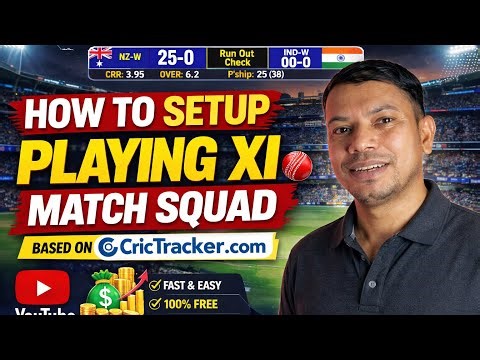 FREE Playing XI Tool 😱 Setup for Live Cricket Streaming | OBS Overlay + YouTube & Facebook Live