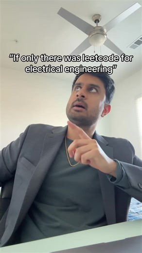 Electrical engineering always lacked the resources for engineering interview prep. I always thought to myself, especially within my undergrad, that my computer science friends seem to have all the right resources. They had the boot camp, the coding exams, and they had leetcode. As an electrical engineer on the outside, I wish we had those things. 🥲 This is exactly why I found this resource to help advanced the careers of young electrical engineers everywhere.🙏 ##hardware##electricalengineer##e