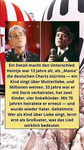 Heintje sang „Mama" — und wurde selbst Opa