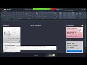 01: Getting Started using Templates (AutoCAD Tutorial)