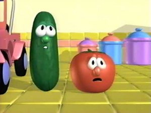 VeggieTales Madame Blueberry Countertop Sene #1