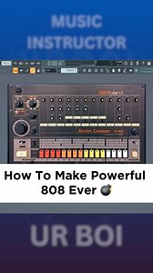 How To Make Powerful 💣 808 Ever In Fl Studio 🎹🥁 . . . . #flstudio #808 #sounddesign #tutorial | UrBoi Muzic