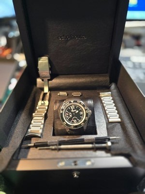 DIVER PROF ECHO NEUTRAL CRYSTAL 500 MT WR POW RESERVE AUTOMATIC SWISS WATCH | eBay