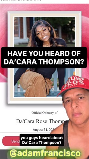 19-year-old Da’Cara Thompson was brutally murdered, her body dumped over a bridge. The accused killer, Hugo Hernandez-Mendez, is an illegal immigrant. This is why it’s crucial we allow our ICE agents to do their jobs. | Adam Francisco