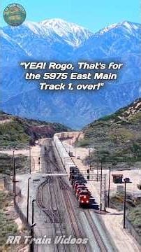 TRAIN on the Radio as the Crest CAJON PASS SUMMIT