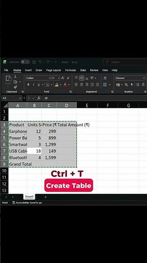 Excel Table Formatting in 10 Sec! (AutoFit + AutoSum Included)