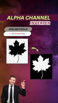 How to Invert the Alpha Channel of a PNG Image.