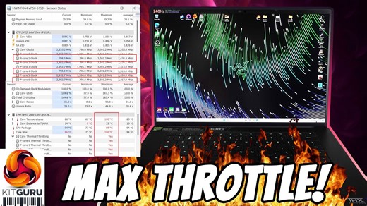 Razer Blade 16 review (2023) - throttled to 798MHz 😵