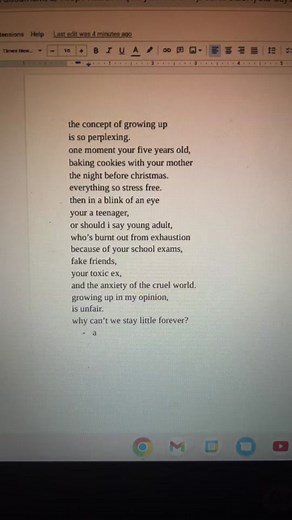 Remembering Childhood: A Poem About Growing Up