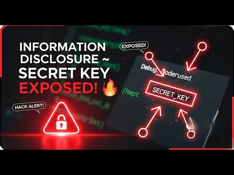 Information Disclosure on Debug Page – SECRET_KEY Leaked! Portswigger Lab