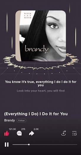I do it for you #everythingidoidoitforyou #brandy #sadsong #lovesong #fulllyrics #fulllirik #lyricsvideo