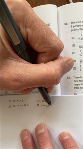 Weird Halving Decimals Question #GMAT #GRE #SAT #quant #decimals