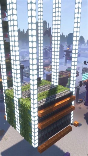 MASSIVE KELP FARM TOWER ADDITION TO THE BIG SQUARE #minecraft