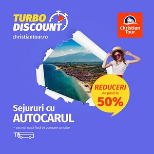 1.9K reactions · 11 shares | Grăbește-te! 퐓퐔퐑퐁퐎 퐃퐈퐒퐂퐎퐔퐍퐓 e aici!  Acum e momentul să-ți rezervi vacanța perfectă cu autocarul la tarife avantajoase! | Christian Tour | Facebook