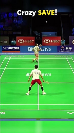 Kunlavut Vitidsarn’s IMPOSSIBLE Save vs Jonatan Christie! 😱 #ThomasCup2026