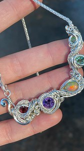 227K views · 7.3K reactions | ~•<• “Coalescence Necklace” •>•~ . I...