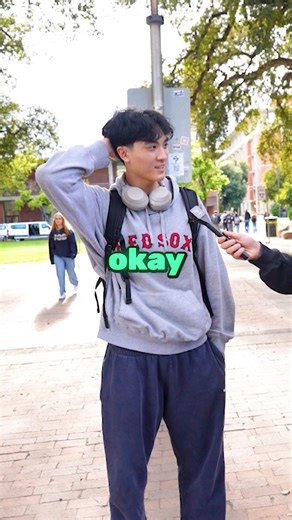 Would you trust a stranger to pick your meal? 🥡🍜 #streetinterview #socialexperiment #collegelife #foodie | John Rusanov