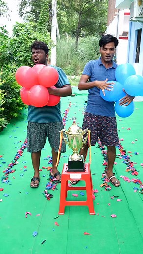 2K views | Bro vs bro popping Pop balloon Challenge part 16 #reels #game #challenge | Vk challange Vlog | Facebook