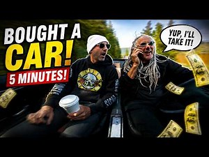 Mike Hall Buying a Car in 5 MINUTES on the Road!
