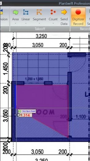 How to Estimate Using Planswift in 4 Minutes! #planswift #shortsfeed
