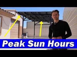 Peak Sun Hours Tutorial