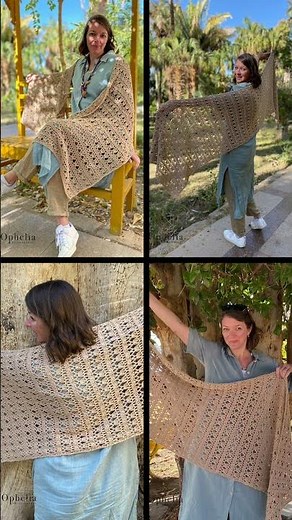 ✨The Cleopatra Shawl✨ #crochet