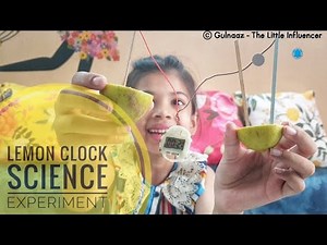 Build a Clock Powered by Lemons No Batteries Needed | DIY Lemon Clock | Science Experiment for Kids