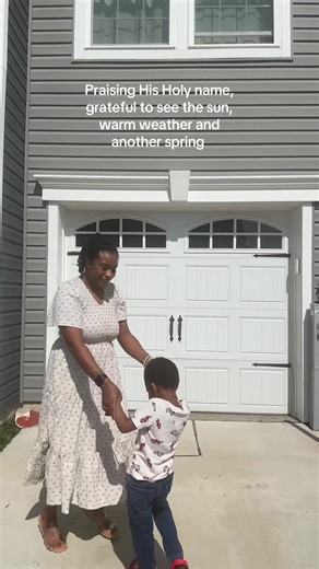 Praising His Holy name, grateful to see the sun, warm weather and another spring #christiantiktok