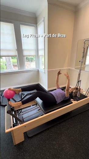 Reformer Pilates Footwork with Ball | Core Stability & Glute Strength | Jacqueline Valdez Studio