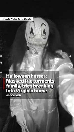 598K views · 2.9K reactions | Chilling doorbell footage captures three masked intruders threatening a widow and trying to break into her home in the middle of the night. | New York Post | Facebook