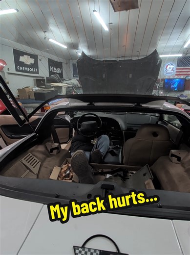 Finished up the HVAC repairs on the c4 Corvette. Not for the faint of heart. All this to install the HVAC programming module #chevrolet #corvette #c4 #2000srich