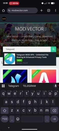 Telegram Mod Apk (Unlimited File Sharing - Mediafire Latest Version)