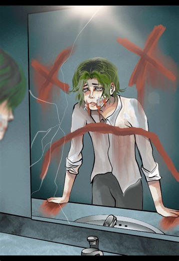 Teen Tim had a lot of valid crashouts in his early JJ recovery whe he was refinding his identity and before becoming friends with Conner. #jokerjunior #timdrake #frankonstein #teentitans #batman