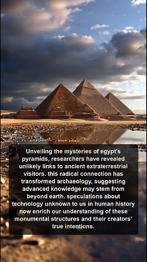 Explore the radical theories connecting ancient Egypt's pyramids to extraterrestrial visitors, transforming archaeology and suggesting advanced knowledge beyond Earth helped create these monumental structures. Are we alone in history? | Ancient Aliens Blog