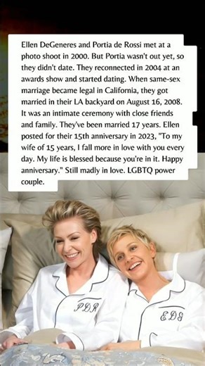Ellen DeGeneres and Portia de Rossi Married in Their Backyard