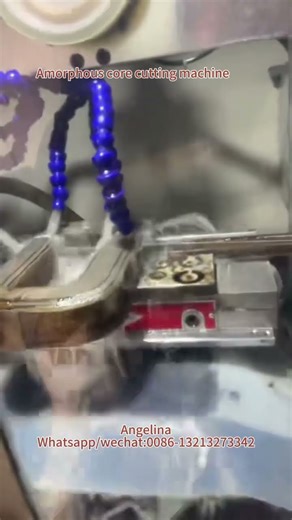 Automatic amorphous core cutting machine for transformer