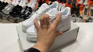 耐克 Nike Wmns Air Force 1´07 Low"White/Lilac Purple"空军一号经典低帮百搭休闲运动板鞋