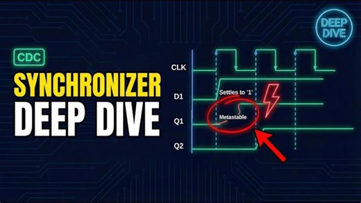 CDC Synchronizer Deep Dive | vlsideepdive