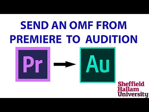 How to send an OMF from Premiere to Audition