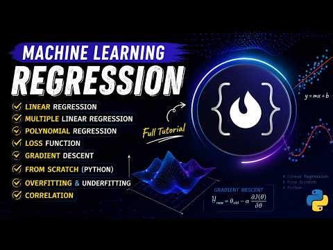Machine Learning Regression Explained | Linear, Multiple, Polynomial, Gradient Descent & Overfitting