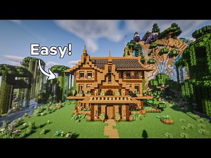 Minecraft: How To Build A Wooden House | Easy Survival Base