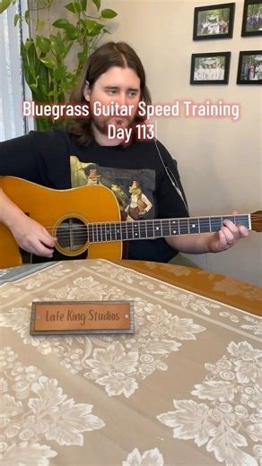 Bluegrass Guitar Speed Training Day 113