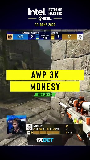 m0NESY AWP 3K Play | Competitive Gaming at IEM Cologne 2023
